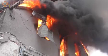 Zmasowane ataki bombowe w Ukrainie. Najnowsze nagranie służb ze Lwowa