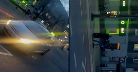 Potrącenie na pasach w centrum Lublina. Pijany pieszy wtargnął przed jadącego peugeota