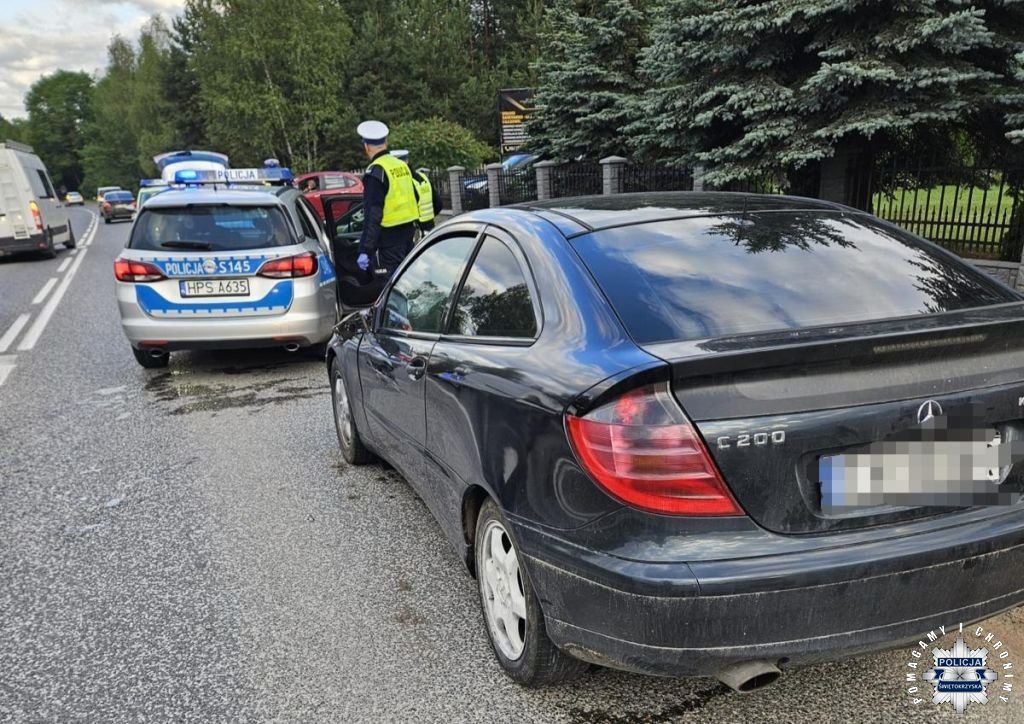 Uciekał przed policyjną kontrolą