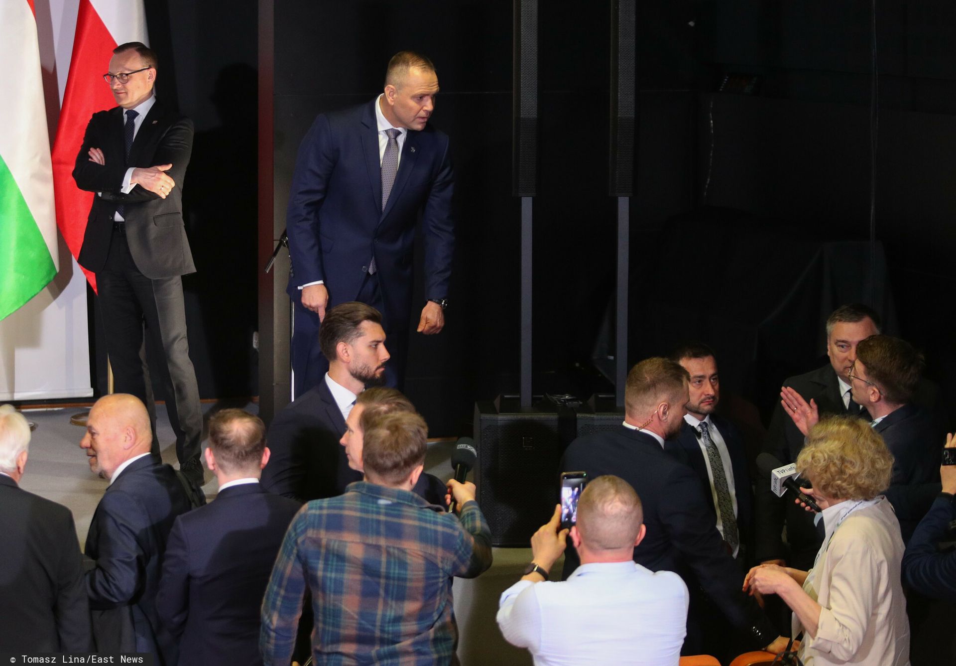 Rzecznik prezydenta o incydencie z dziennikarzem TVN24. "Wykrzyczane pytanie"