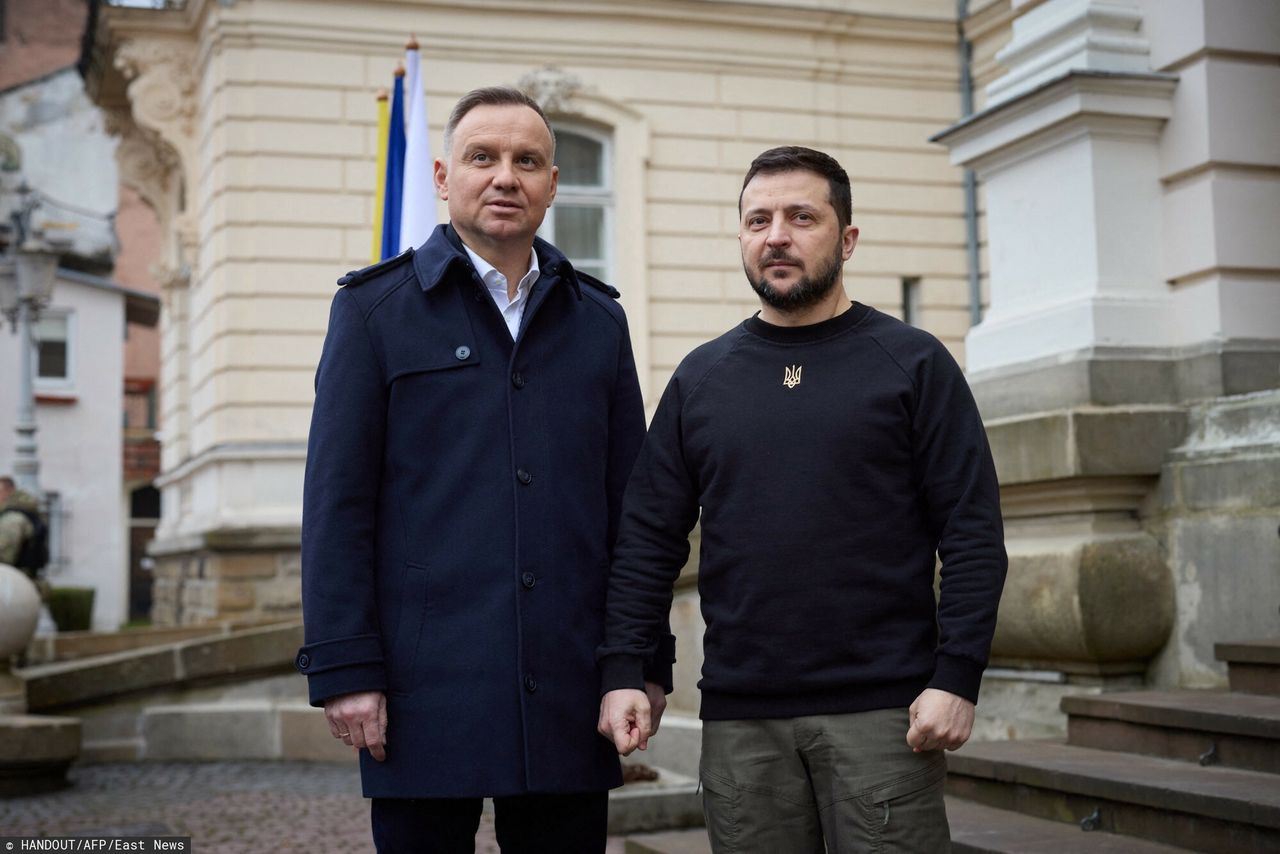 
Na zdjęciu: Andrzej Duda i Wołodymyr Zełenski