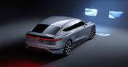 Światła Audi A6 e-trona w czasie ładowania wyświetlą obraz jak w kinie