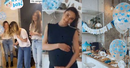 Ida Nowakowska bawi się z koleżankami na swoim BABY SHOWER. Urocze? (ZDJĘCIA)
