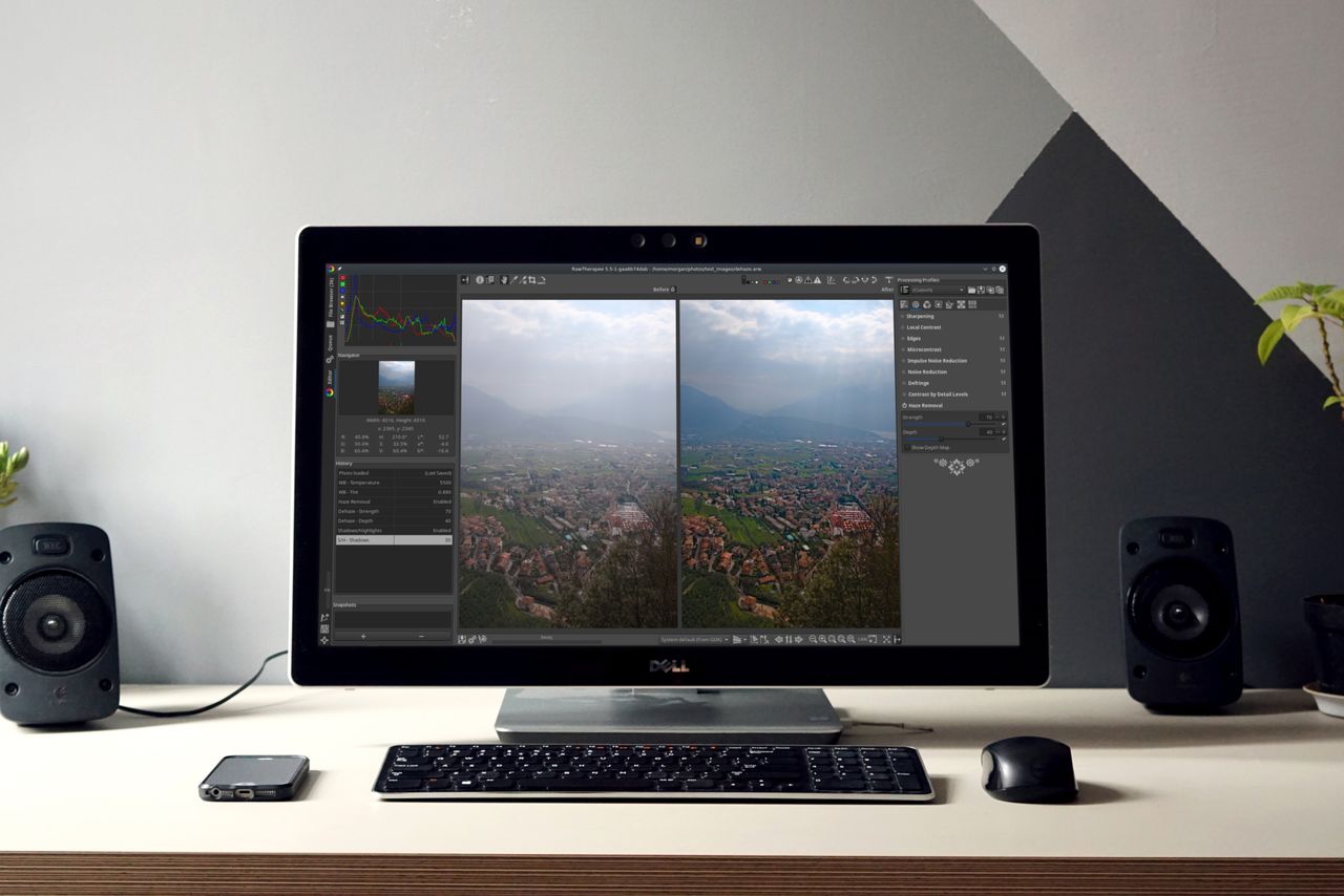 RawTherapee 5.5 – darmowa edycja zdjęć z nowymi narzędziami i usuwaniem mgły
