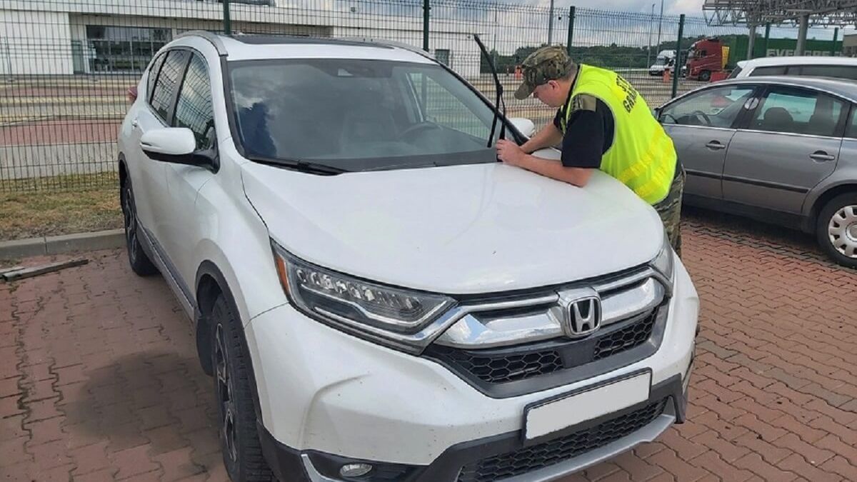 Honda skradziona na terenie Kanady
