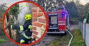 Strażacy walczyli z ogniem w budynku gospodarczym w Chodzieży