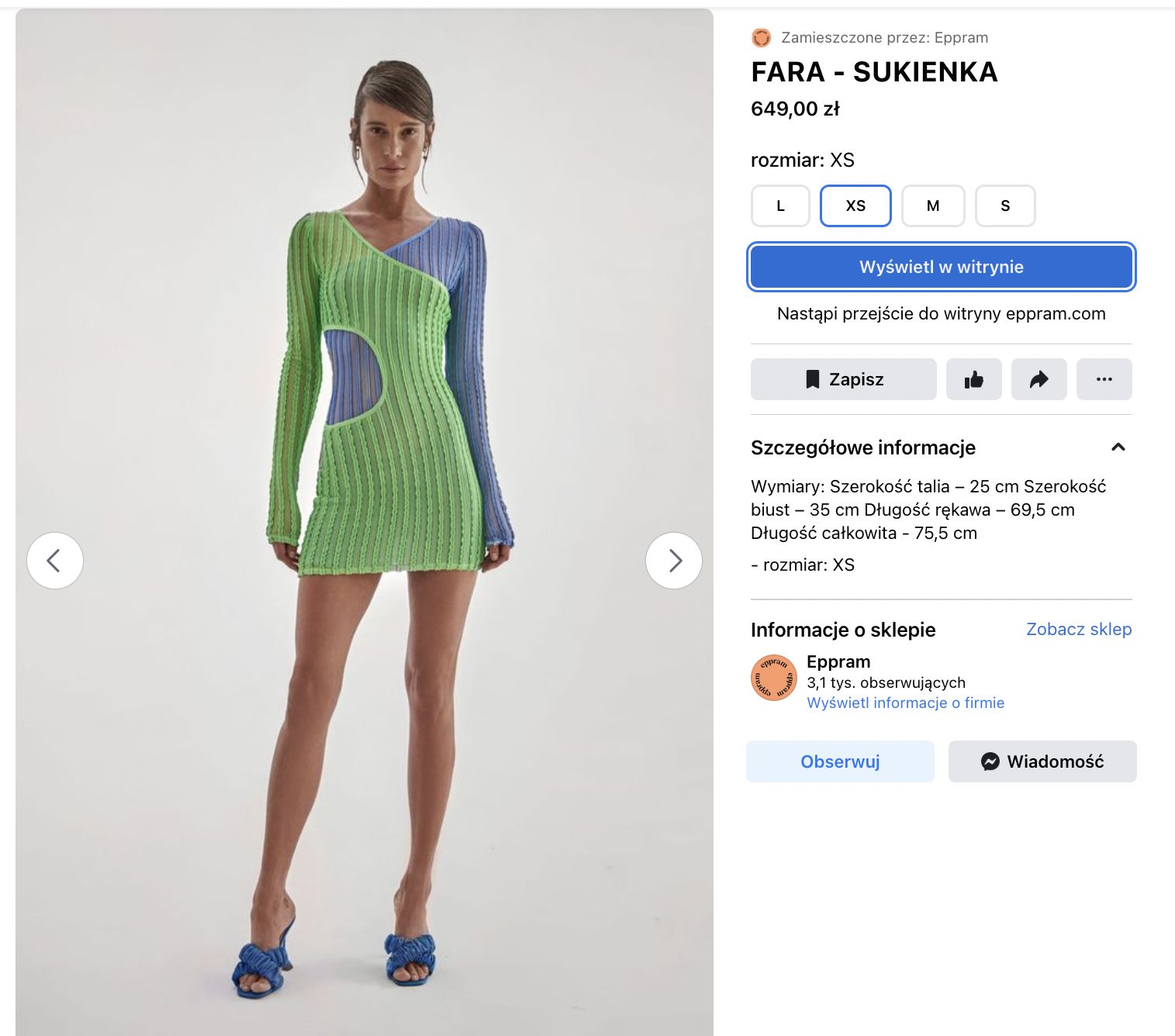 Sukienka projektu Maffashion i Lany Nguyen