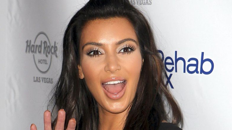 Kim Kardashian w skąpym bikini