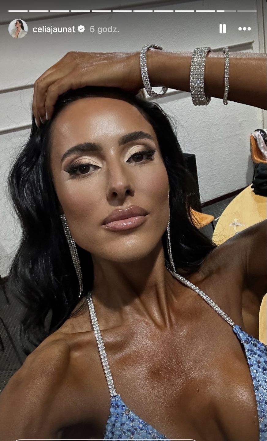 Celia Jaunat chwali się sylwetką na zawodach kulturystycznych