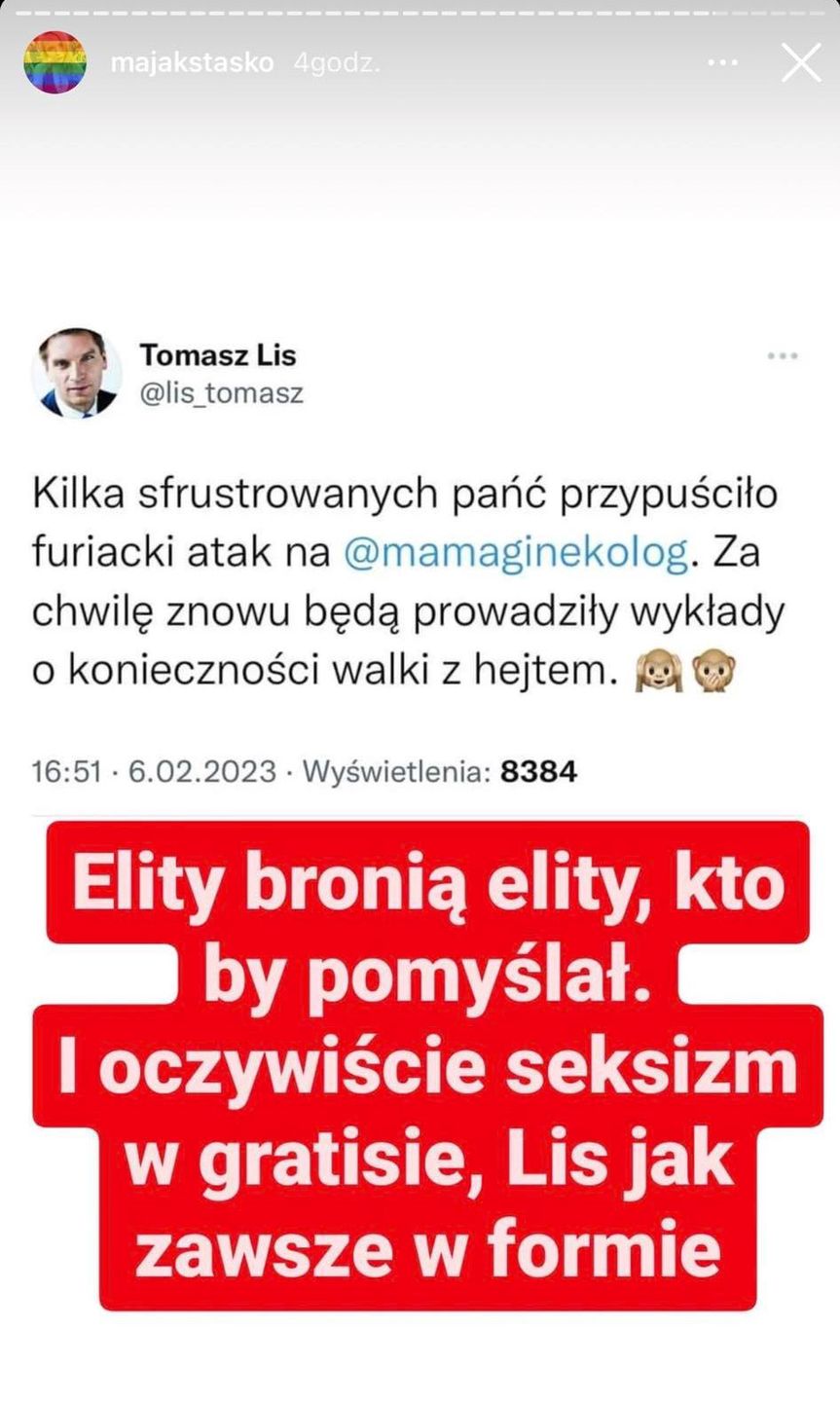 Reakcje na komentarz Tomasza Lisa do afery z Mamą Ginekolog. Jego partnerka jest przyjaciółką rodziny celebrytki?