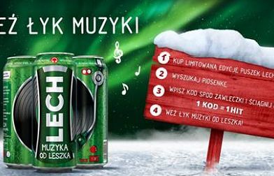 „Weź łyk muzyki” w promocji piwa Lech