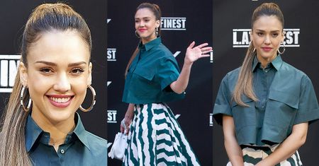 Modna Jessica Alba chwali się stylizacją za ponad 30 tysięcy złotych