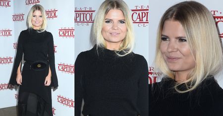 Szczupła Marta Manowska podkreśla talię torebką typu nerka Gucci za trzy i pół tysiąca złotych (FOTO)