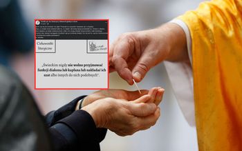 "Wyciąganie brudnych rąk". Ostry wpis parafii na temat komunii świętej