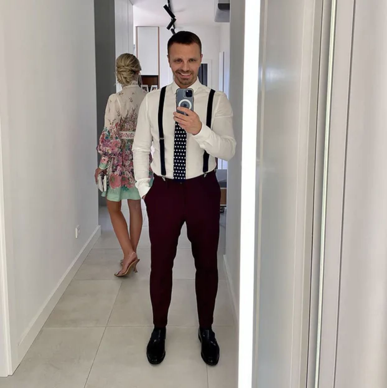 Marcin Hakiel z ukochaną