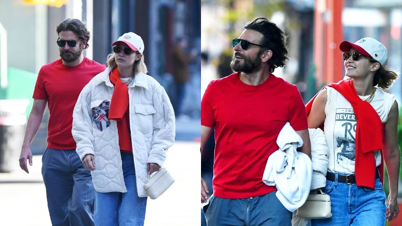 Gigi Hadid i Bradley Cooper przemierzają nowojorskie ulice, prezentując dopasowane stylizacje