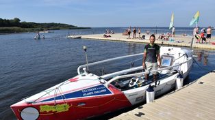 Pokonał trasę z Dziwnowa na Bornholm. Ale to ma być zaledwie rozgrzewka przed wyprawą dookoła świata [ZDJĘCIA]