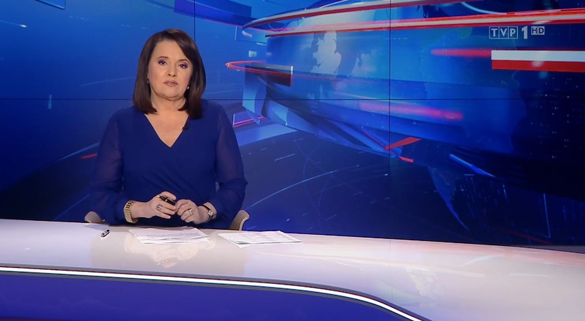 Danuta Holecka prowadziła czwartkowe wydanie "Wiadomości". Zaapelowała do widzów o przestrzeganie obostrzeń 