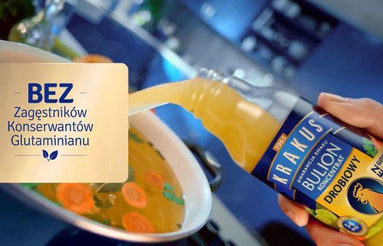 „Kostki zostały porzucone” w reklamach bulionów Krakus (wideo)