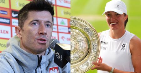 Robert Lewandowski reaguje na triumf Igi Świątek. Wrzucił zabawnego MEMA