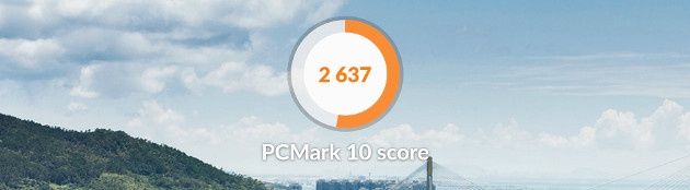 PC Mark10 z Nvidia Geforce 940MX