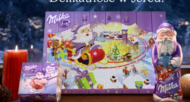„Odkryj magię oczekiwania na święta” w kampanii Milki (wideo)