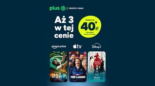 Disney+, Apple TV+ i Amazon Prime za 40 zł. Nowy pakiet Plusa i Polsat Box