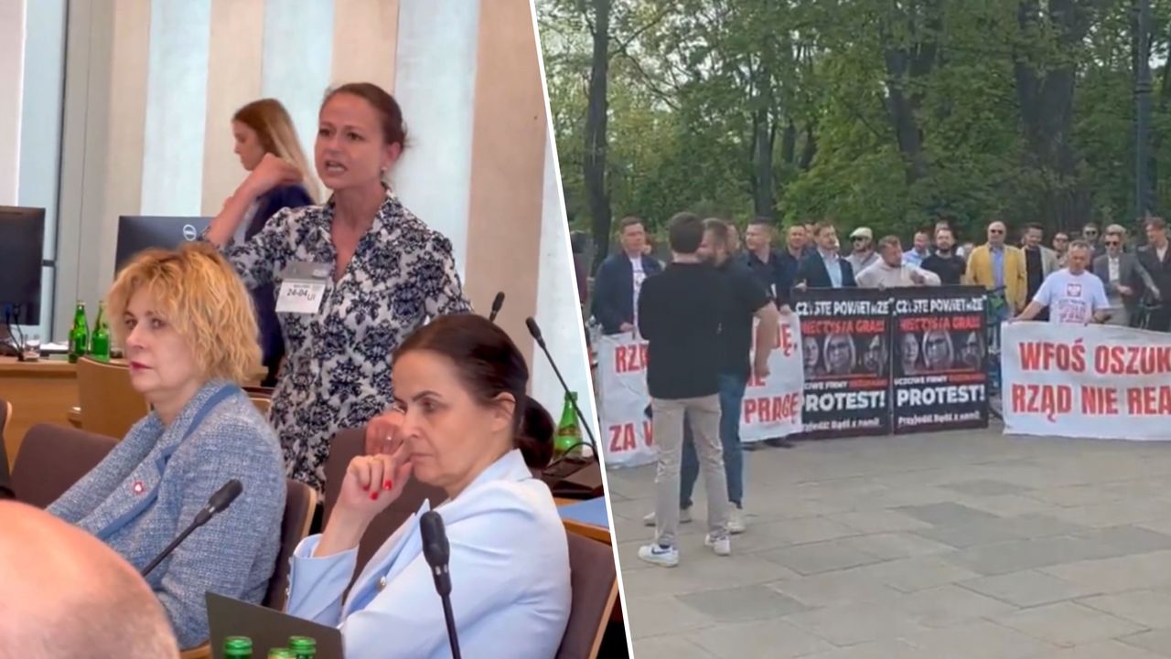 Awantura w Sejmie. Kobieta krzyczała. "Nasze firmy bankrutują!"