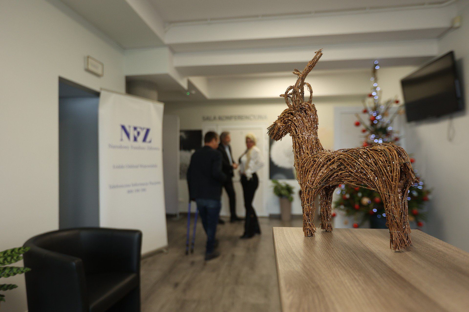 W czasie trwania wydarzenia odbyła się prelekcja przedstawiciela NFZ na temat zdrowego stylu życia.