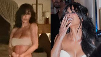 Bianca Censori wciąż uskutecznia cosplay Kim Kardashian. Tym razem pozuje w bieliźnie i pończochach