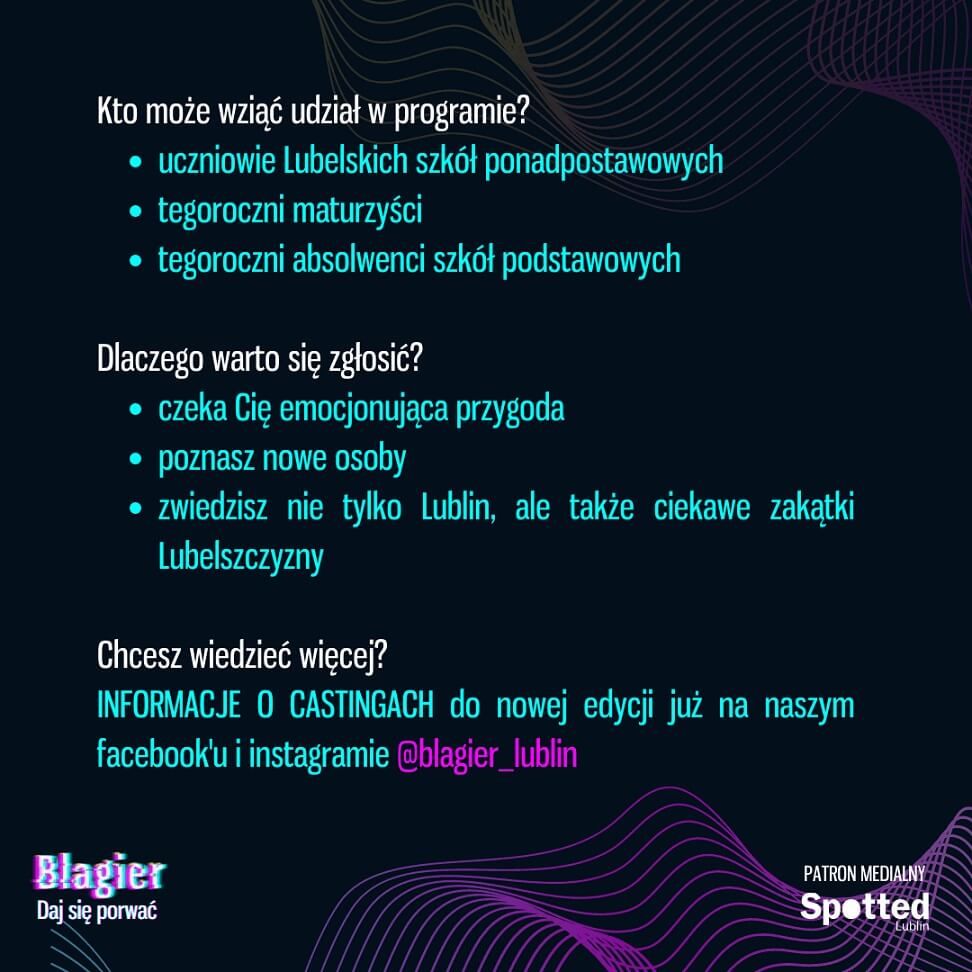 Wymagania Blagier