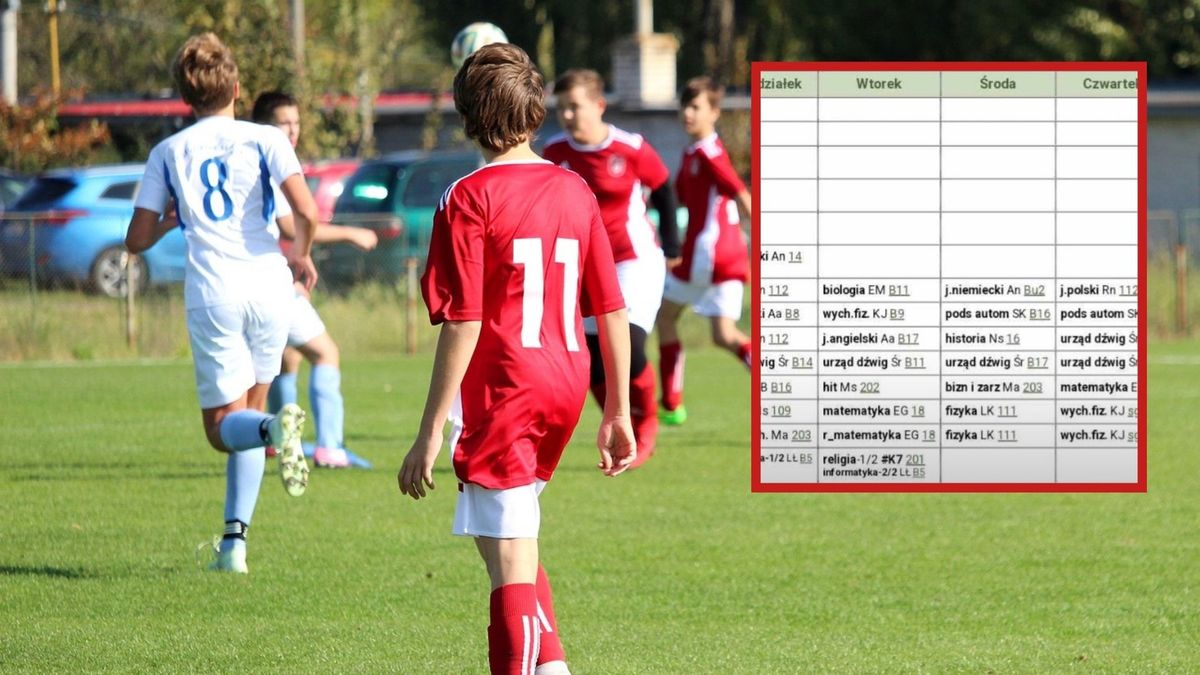 Pokazał nowy plan lekcji i złapał się za głowę. "Dziś decyzja"