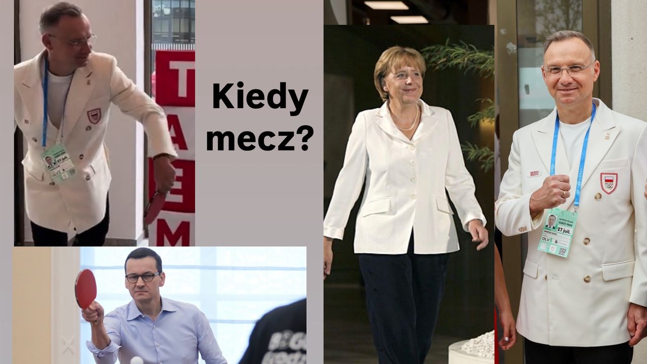 Igrzyska Olimpijskie 2024. Najlepsze memy o stylizacji Andrzeja Dudy w Paryżu. Uśmiejesz się do łez