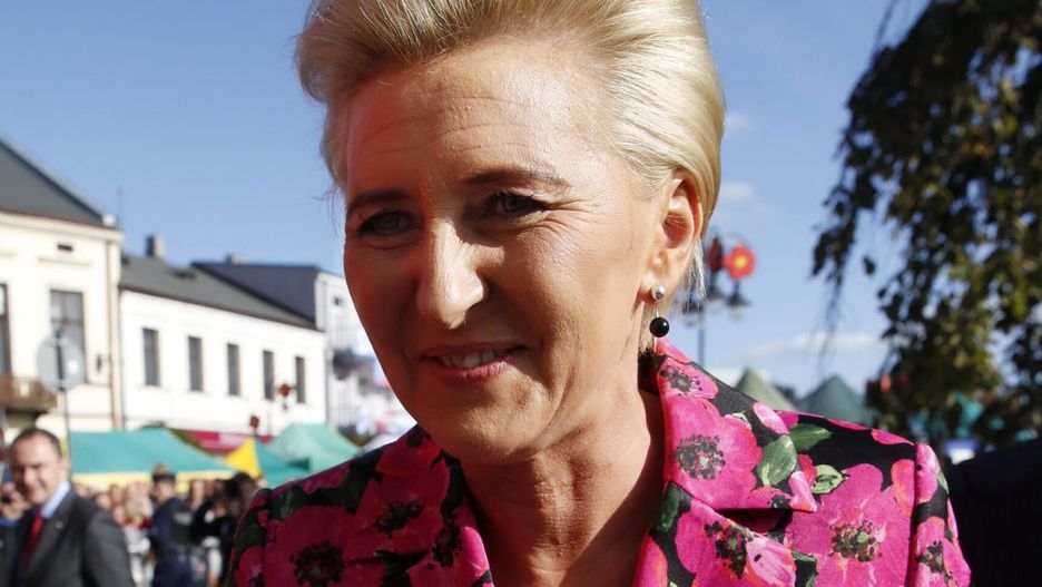 Agata Duda w sukience od polskiej projektantki