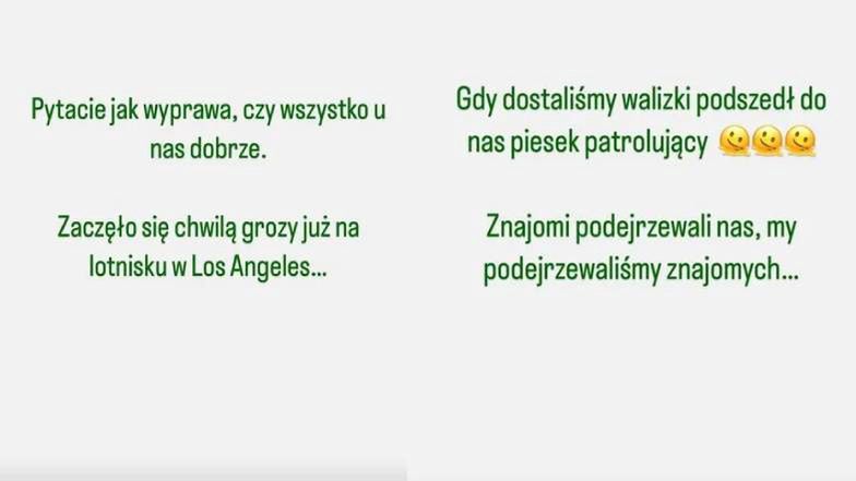 Edyta Pazura i Cezary Pazura na lotnisku w LA