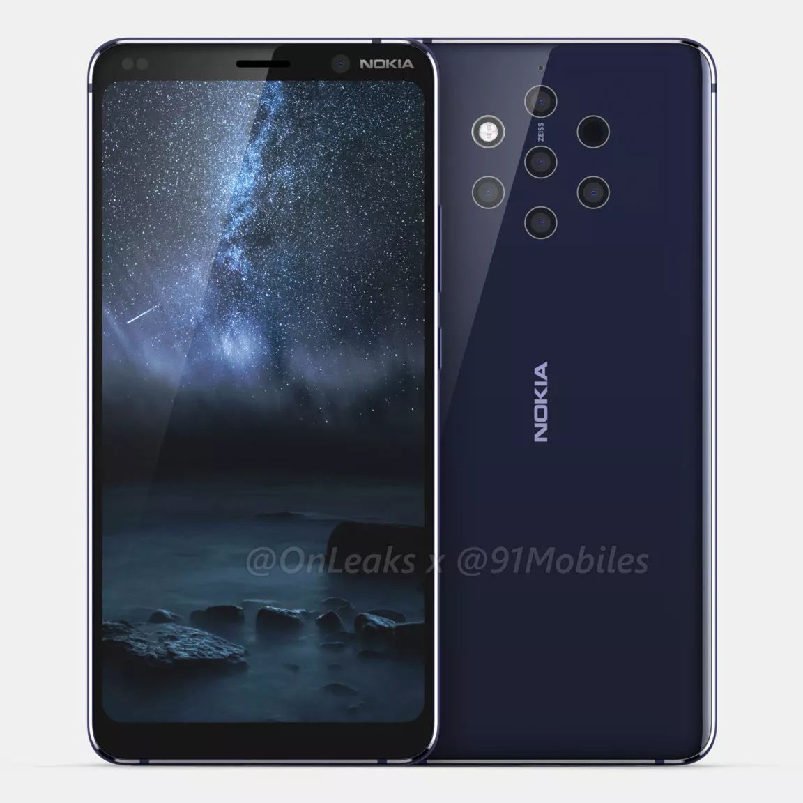 Nokia 9 PureView ma mieć aż pięć aparatów [wizualizacja]