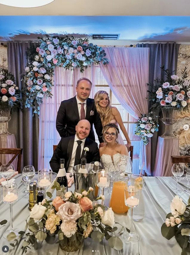 Anita Szydłowska i Adrian Szymaniak na ślubie pary ze "ŚOPW"