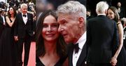 Harrison Ford bryluje w Cannes z młodszą o 22 lata żoną. Podczas odbierania nagrody nie mógł powstrzymać łez (ZDJĘCIA)