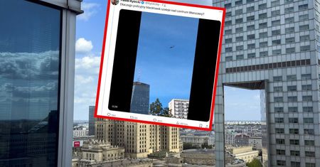 Policyjny Black Hawk w centrum Warszawy. Wiadomo, co się dzieje