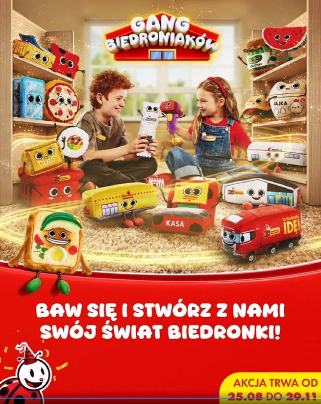 Grafika opisująca nową promocję Biedronki