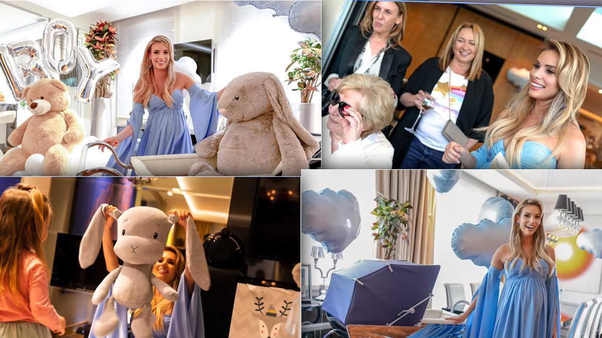 Izabela Janachowska wyprawiła baby shower na bogato! Tak się bawi przyszła mama! [WIDEO]