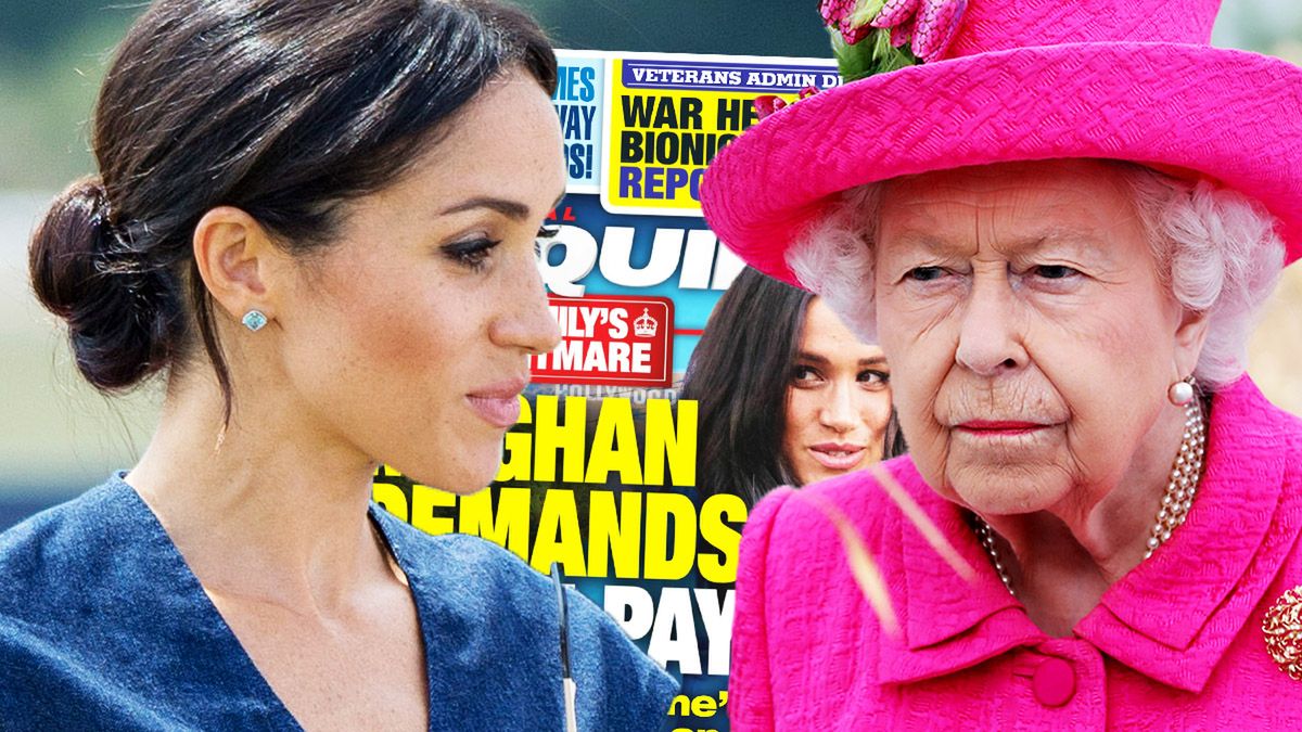 Meghan Markle i królowa Elżbieta II