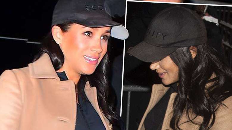 Meghan Markle w dresach na lotnisku w Nowym Jorku