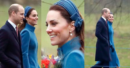 Uśmiechnięta Kate przemierza leśną ścieżkę w stylowym płaszczu (ZDJĘCIA)