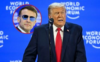 Zwrócił uwagę na wygląd Macrona. "Co się do diabła stało?"