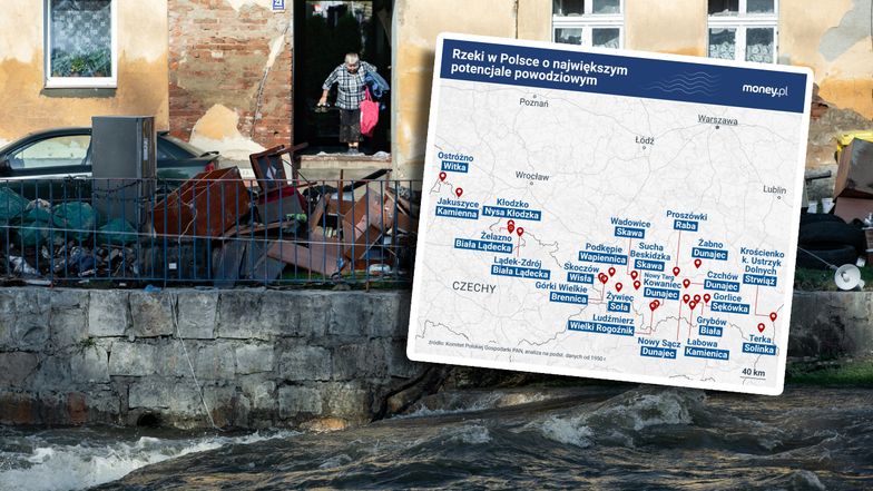 Lądek-Zdrój (woj. dolnośląskie). Sprzątanie po powod