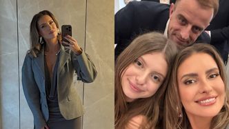 Dominika Grosicka na weselu kusi wielkim dekoltem. Przyćmiła pannę młodą? (ZDJĘCIA)