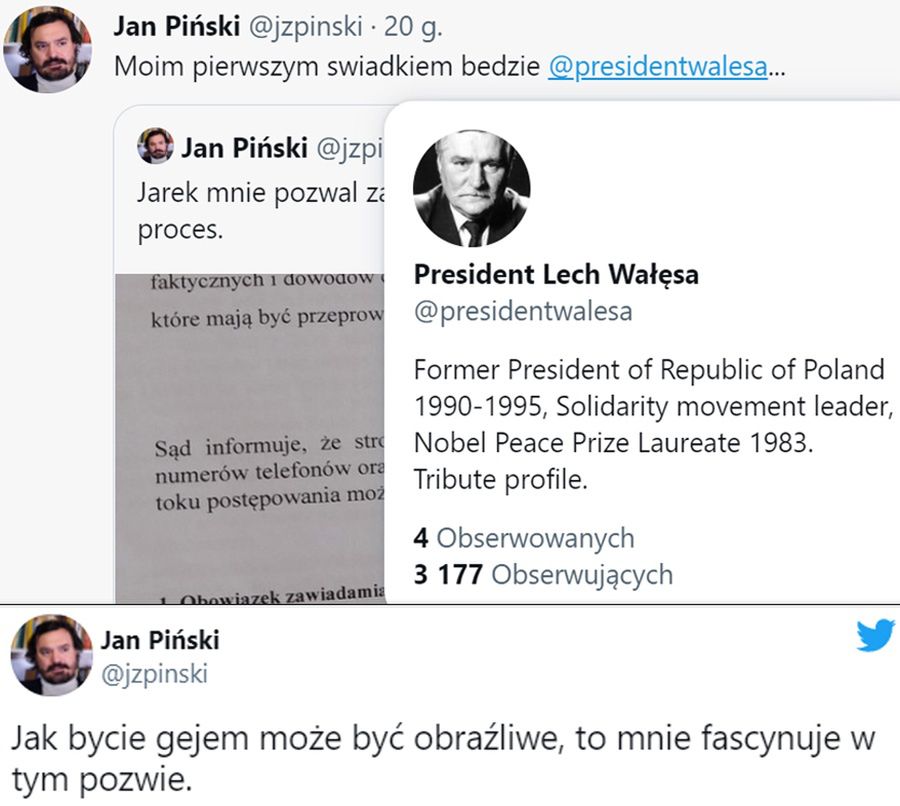 Jarosław Kaczyński pozywa dziennikarza 