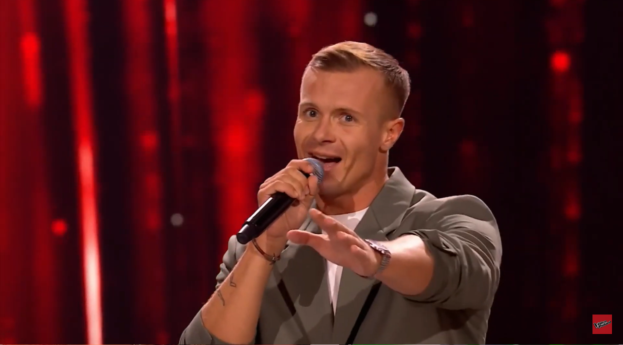 Daniel Borzewski w "The Voice of Poland"