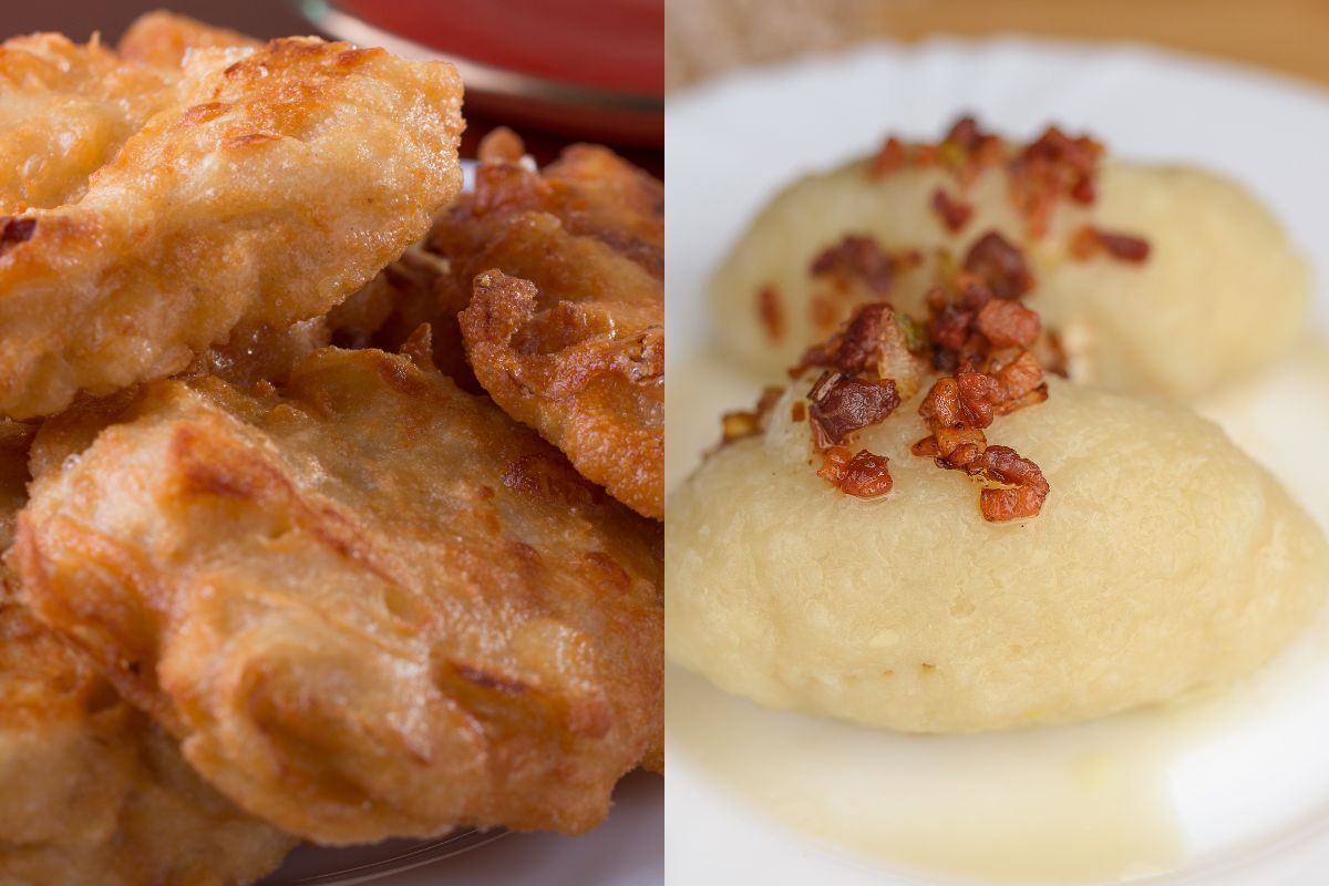 Po lewej: fuczki; po prawej: szwaby